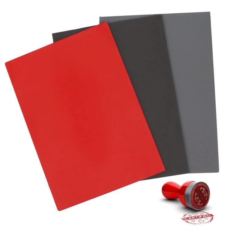 Caoutchouc rouge pour graveur laser fabrication de tampons et cachets professionnels – A4