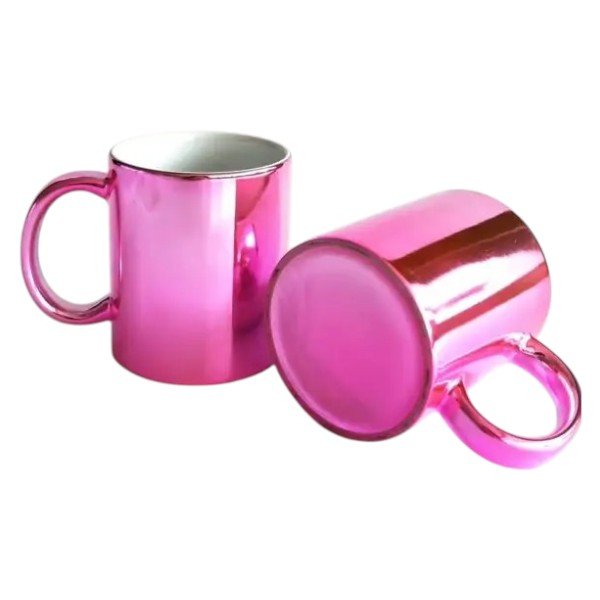 Mug rose miroir de sublimation