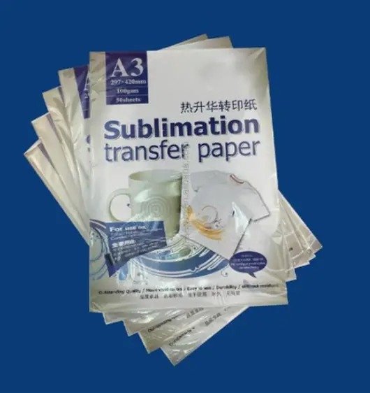 Papier A4 de sublimation 100g dos rose