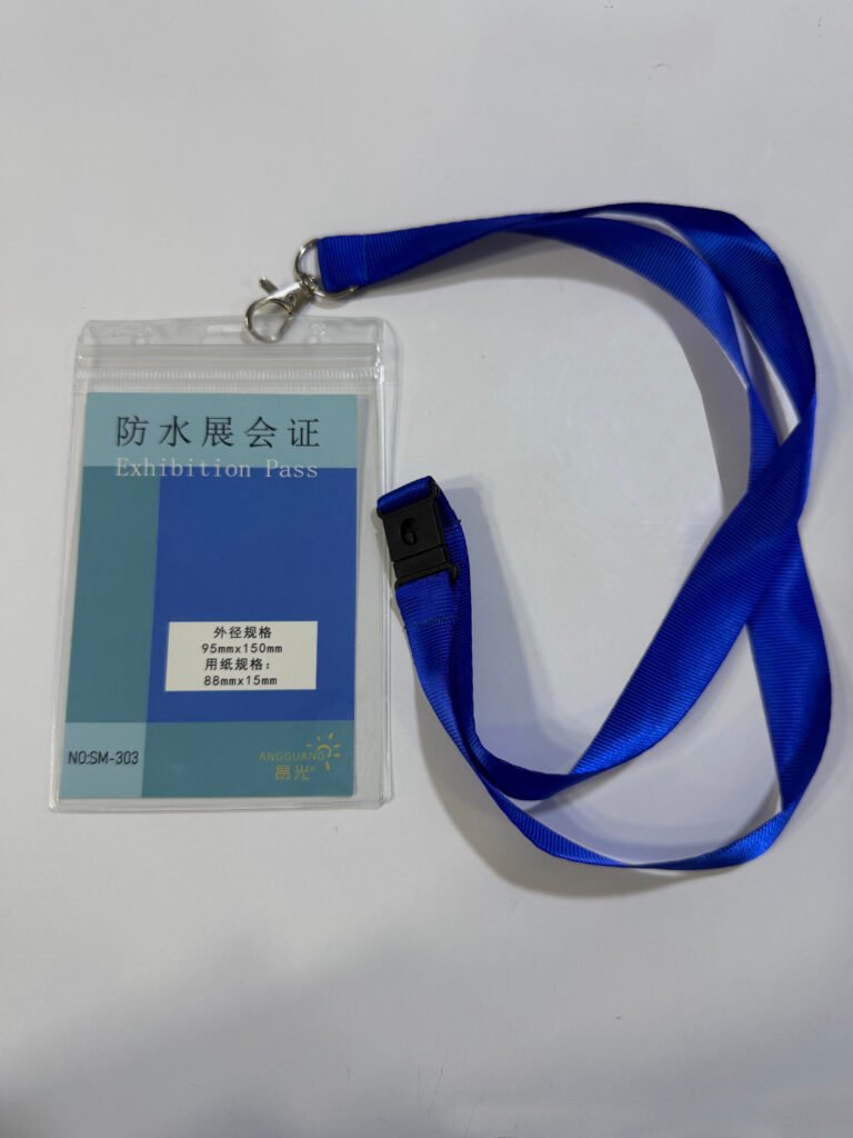 Porte badge & cordon Bleu
